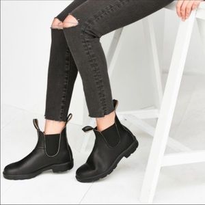 BLUNDSTONE🔴Black leather Boots 7
